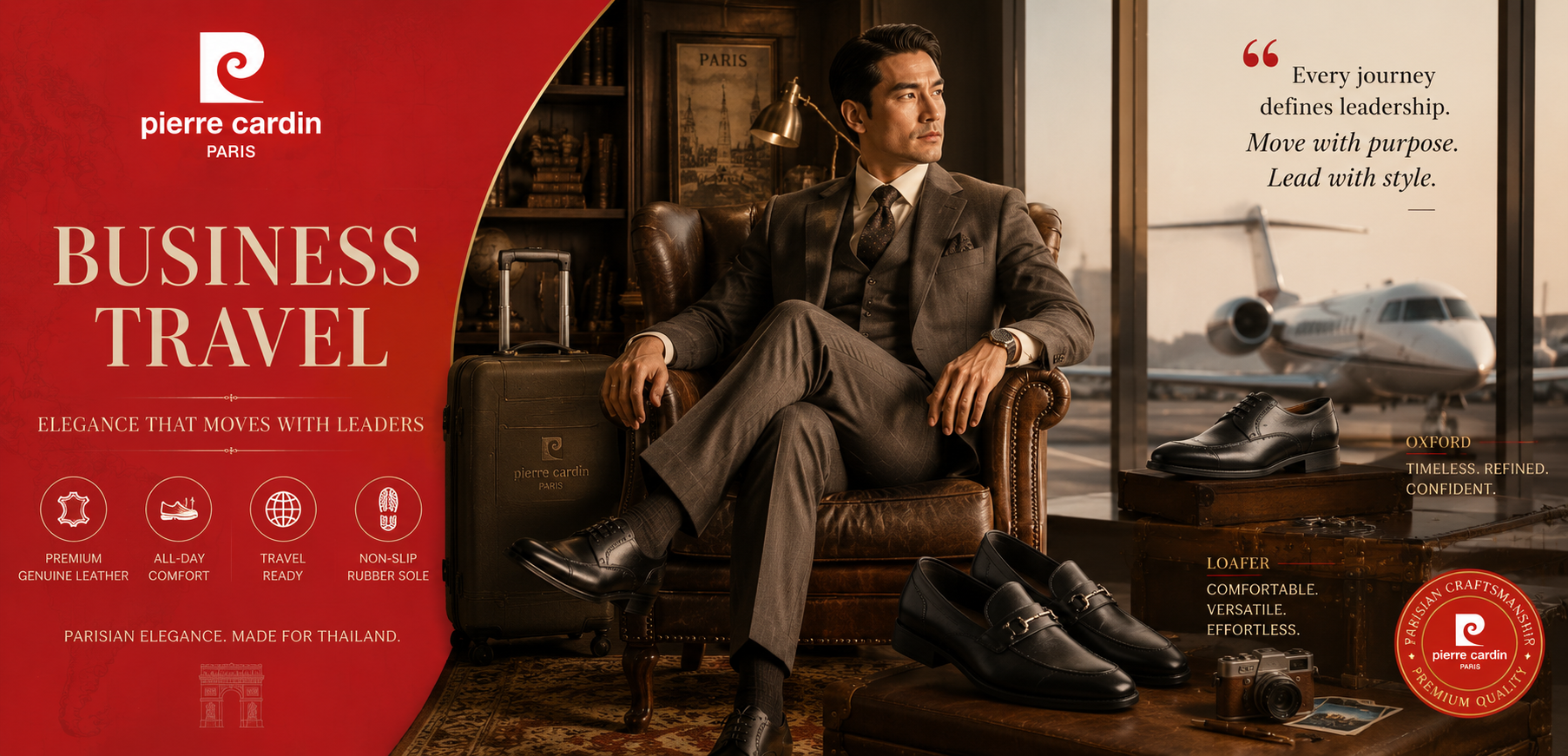 รองเท้า business travel ไทย - คู่มือเลือกสำหรับนักธุรกิจเดินทาง