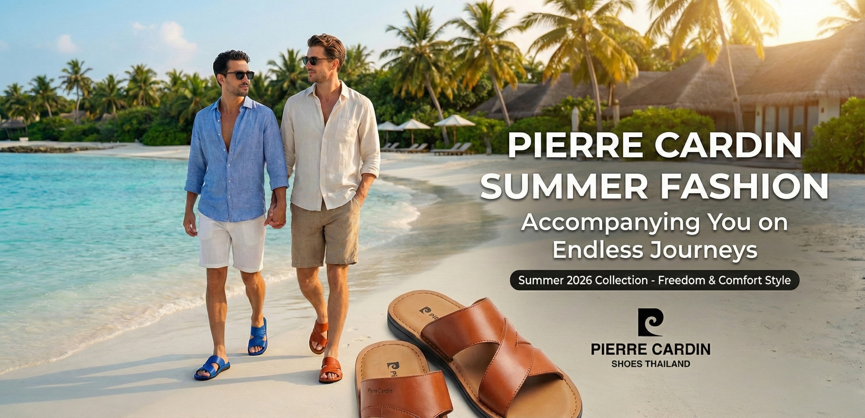 แฟชั่นฤดูร้อน Pierre Cardin เคียงข้างทุกการเดินทางไม่รู้จบของคุณ