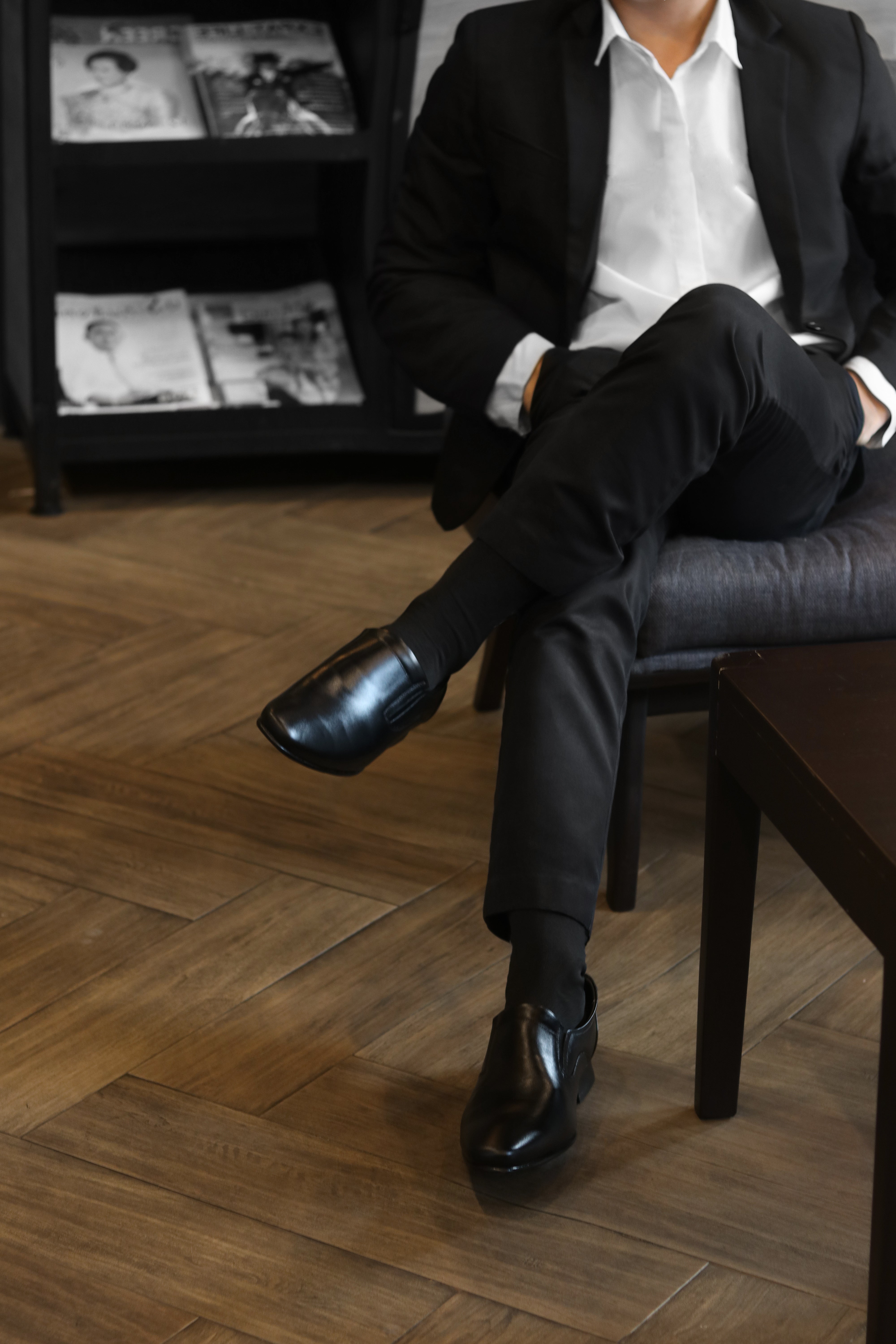 Pierre Cardin Modern-style Loafer Leather Shoes - 80TD118