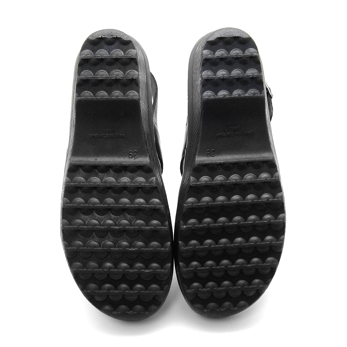 Pierre Cardin รองเท้าผู้หญิง รองเท้าแตะแบบลำลองหญิง รองเท้าส้นแบนแบบรัดส้น นุ่มสบาย ผลิตจากหนังแท้ สีบรอนซ์ทอง ไซส์ 21SS242