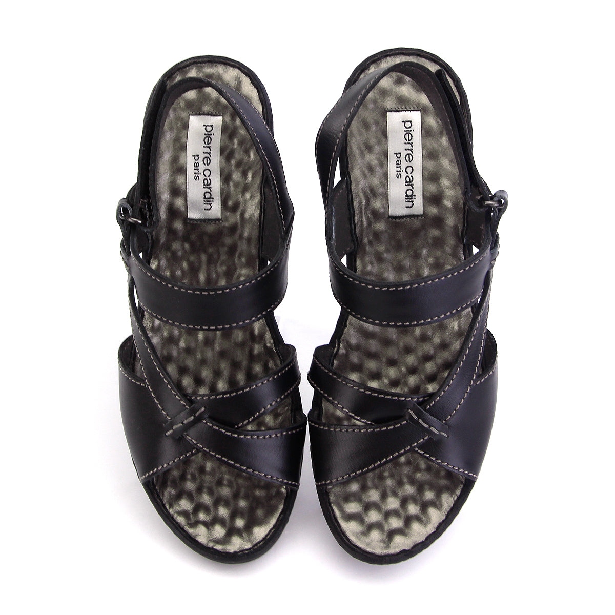 Pierre Cardin รองเท้าผู้หญิง รองเท้าแตะ อื่นๆ นุ่มสบาย ผลิตจากหนังแท้ สีขาว รุ่น 22SS669