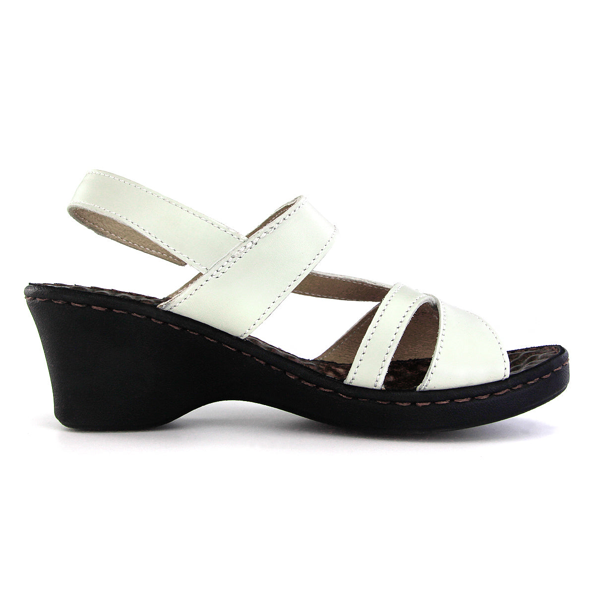 Pierre Cardin รองเท้าผู้หญิง รองเท้าแตะ อื่นๆ นุ่มสบาย ผลิตจากหนังแท้ สีขาว รุ่น 22SS669