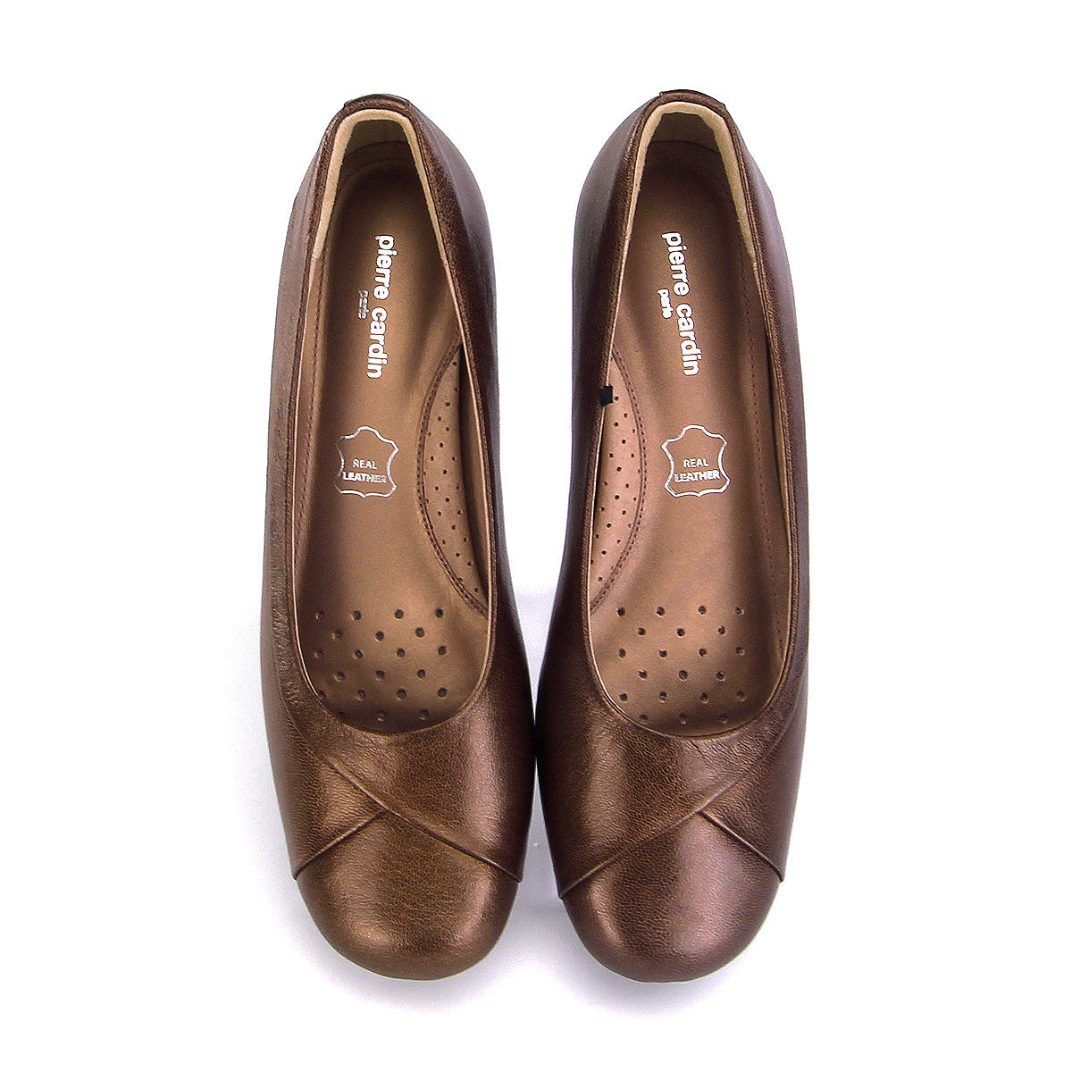 รองเท้าคัทชูผู้หญิง Pierre Cardin รองเท้าหนังแท้ สไตล์เรียบหรู สวมใส่สบาย รุ่น 25SD375