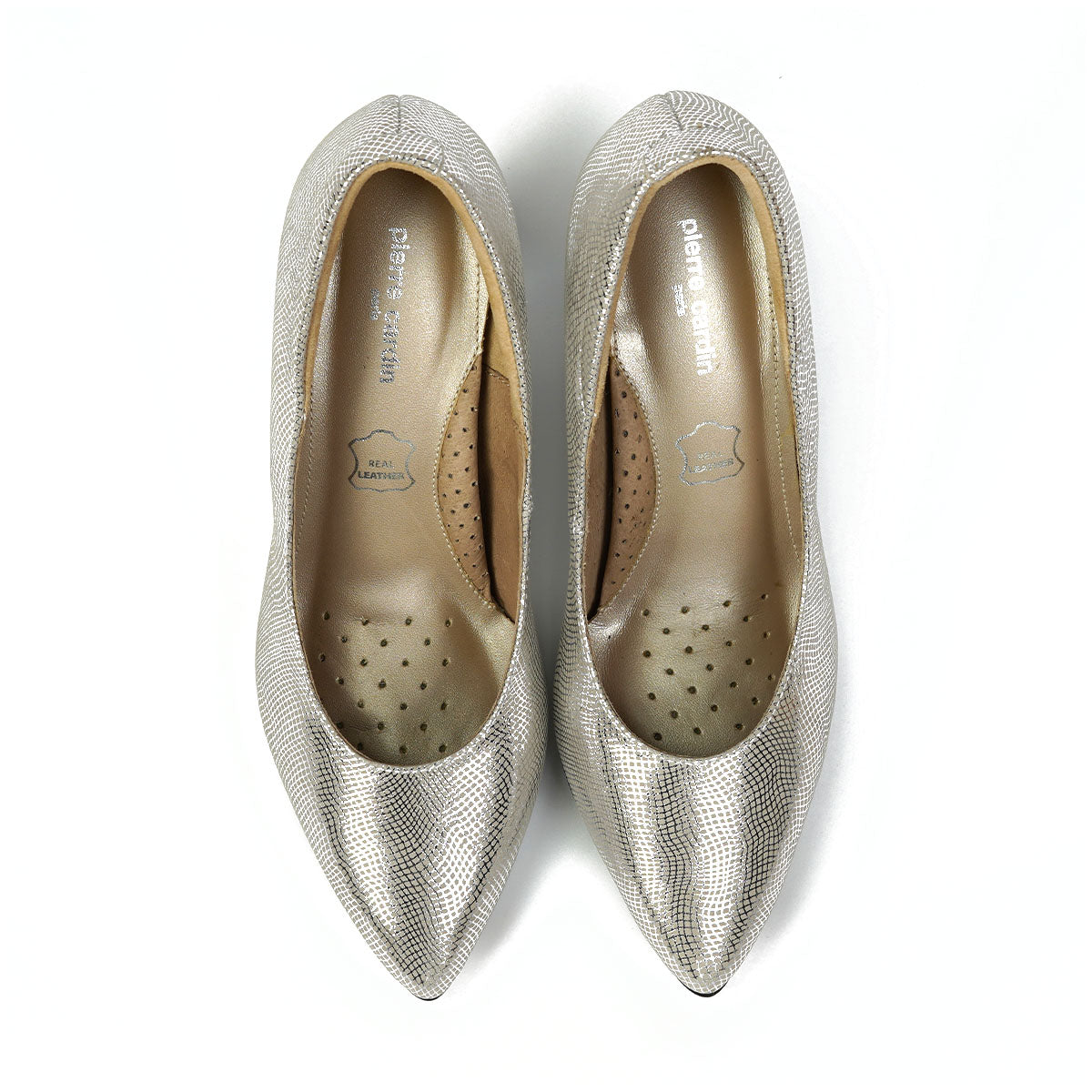 รองเท้าส้นสูงผู้หญิง Pierre Cardin รองเท้าคัทชูหนังแท้ ดีไซน์เรียบหรู เสริมบุคลิก รุ่น 26WD801