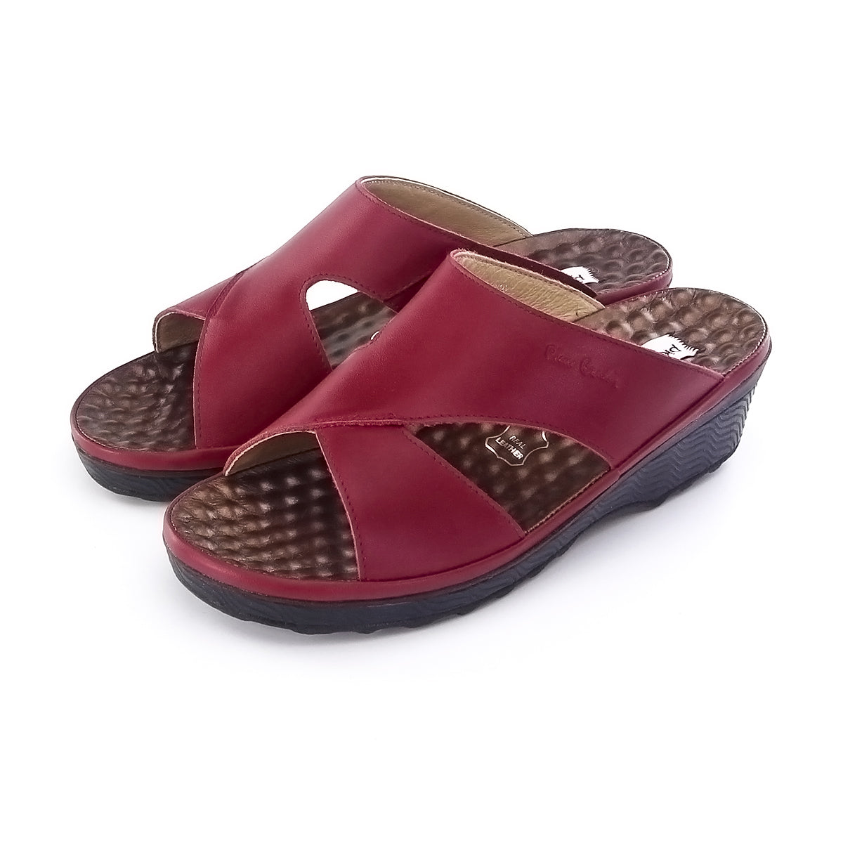 Pierre Cardin အမျိုးသမီးခြေနင်း၊ စစ်မှန်သောသားရေ၊ နူးညံ့ပြီး သက်တောင့်သက်သာရှိသော၊ ကြိုးများပါသော၊ အဖြူရောင်၊ မော်ဒယ် 26SS409