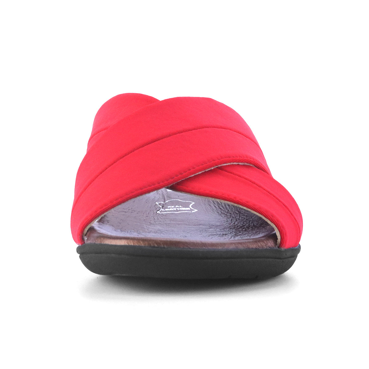 รองเท้าแตะผู้หญิง Pierre Cardin รองเท้าหนังแท้ ดีไซน์สายคาดไขว้ สวมใส่สบาย รุ่น 27SS437