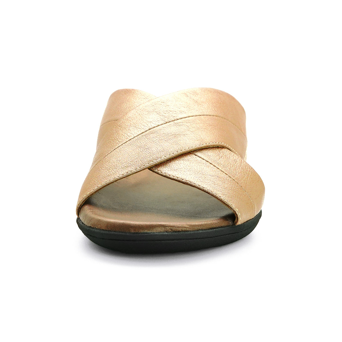 รองเท้าแตะผู้หญิง Pierre Cardin รองเท้าหนังแท้ ดีไซน์สายคาดไขว้ สวมใส่สบาย รุ่น 27SS437