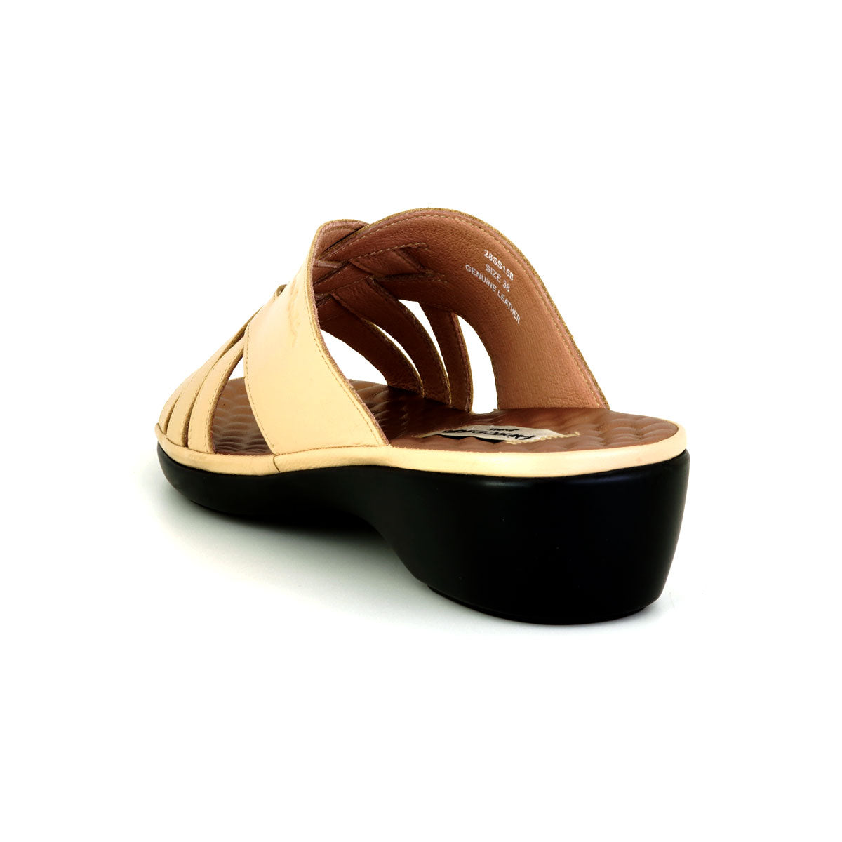 Pierre Cardin รองเท้าผู้หญิง รองเท้าแตะแบบลำลองหญิง รองเท้าส้นแบนแบบรัดส้น นุ่มสบาย ผลิตจากหนังแท้ ไซส์ 28SS158