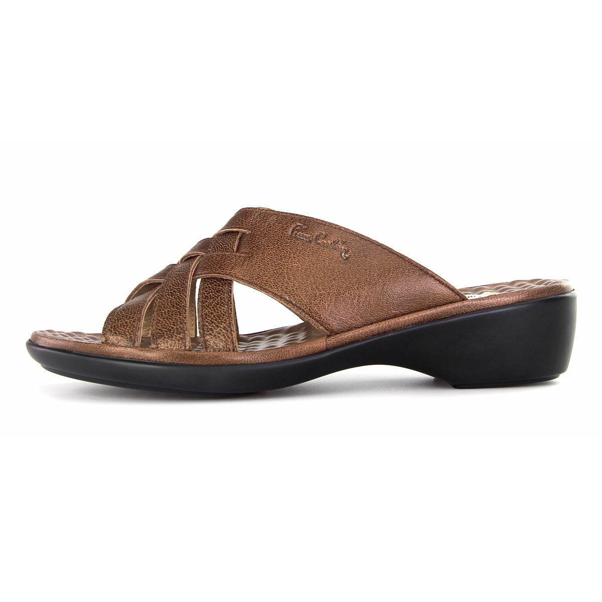 Pierre Cardin အမျိုးသမီးဖိနပ်၊ အမျိုးသမီး ပေါ့ပေါ့ပါးပါး ခြေညှပ်ဖိနပ်၊ ဖနောင့်ပြားဖိနပ်၊ နူးညံ့ပြီး သက်တောင့်သက်သာ၊ စစ်မှန်သော သားရေဖြင့် ပြုလုပ်ထားသည့် အရွယ်အစား 28SS158