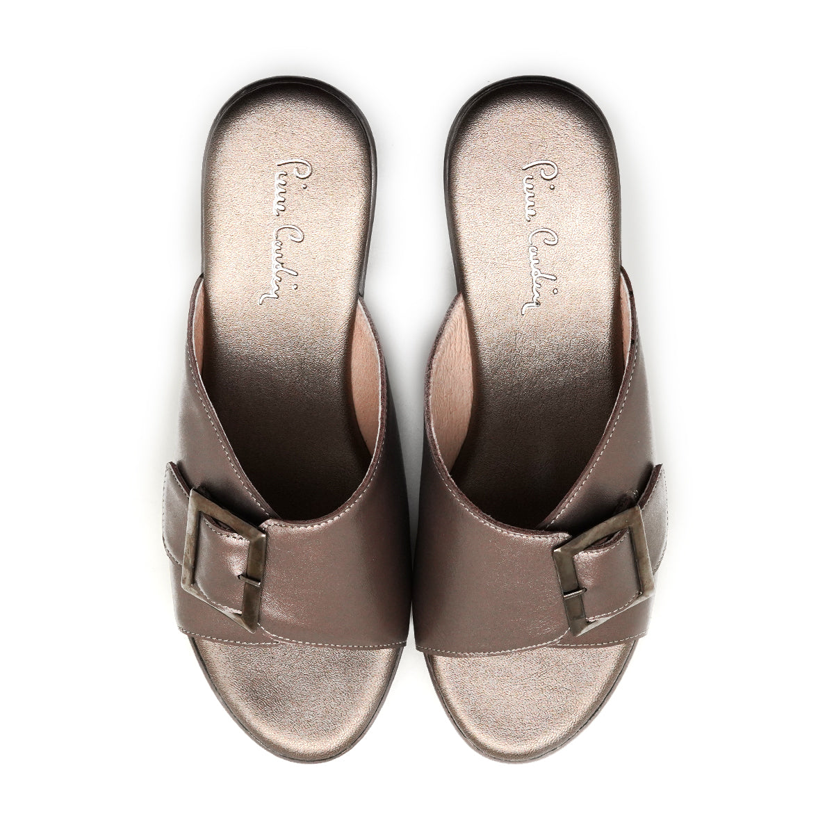 รองเท้าส้นสูงแบบเปิดส้น Pierre Cardin รองเท้าหนังแท้ ดีไซน์เรียบหรู ทันสมัย รุ่น 31PS802