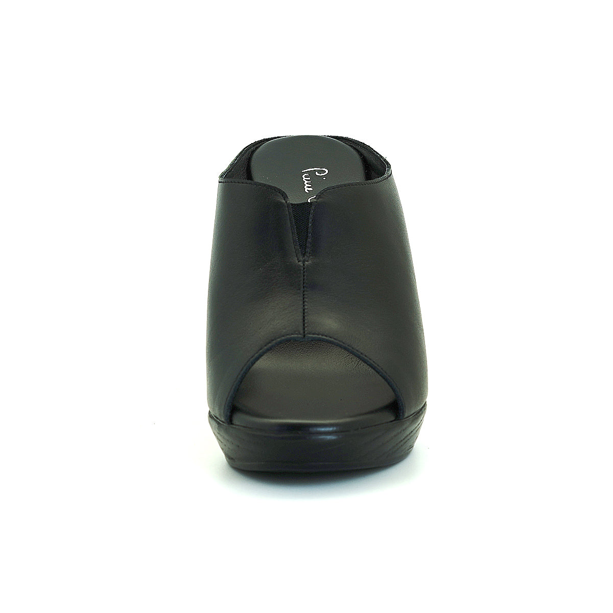 Pierre Cardin รองเท้าผู้หญิง รองเท้าส้นสูง รองเท้าส้นสูงแบบเปิดส้น นุ่มสบาย ผลิตจากหนังแท้ สีเมทัลลิคบรอนซ์ รุ่น 31PS804