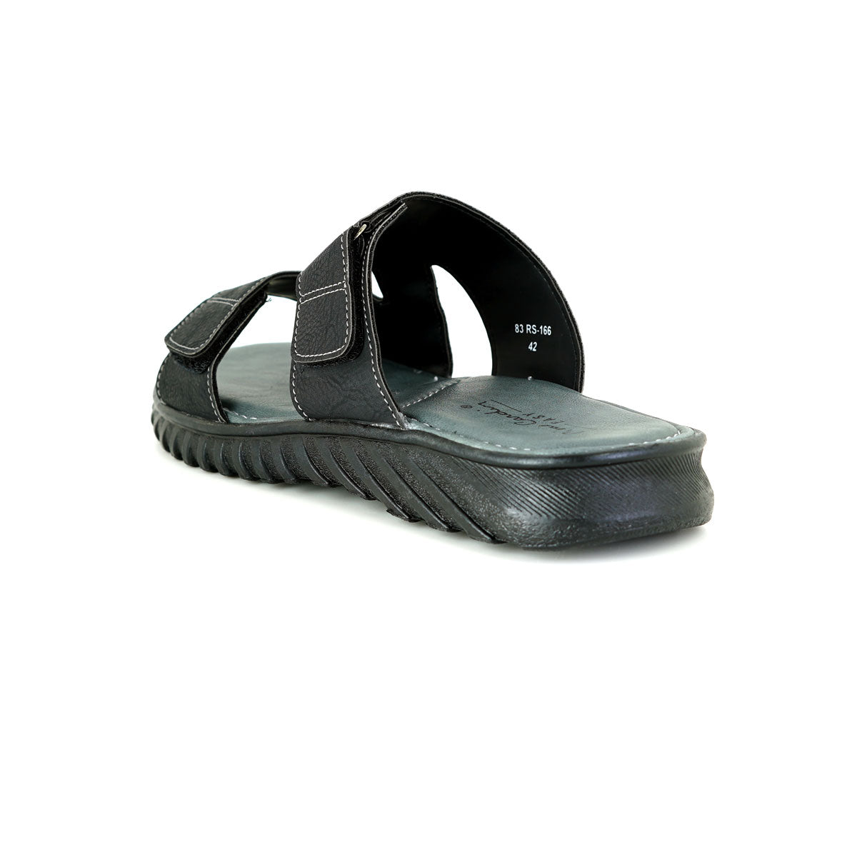 Pierre Cardin รองเท้าแตะผู้ชาย นุ่มสบาย ผลิตจากหนังสังเคราะห์ สีดำ รุ่น 83RS166