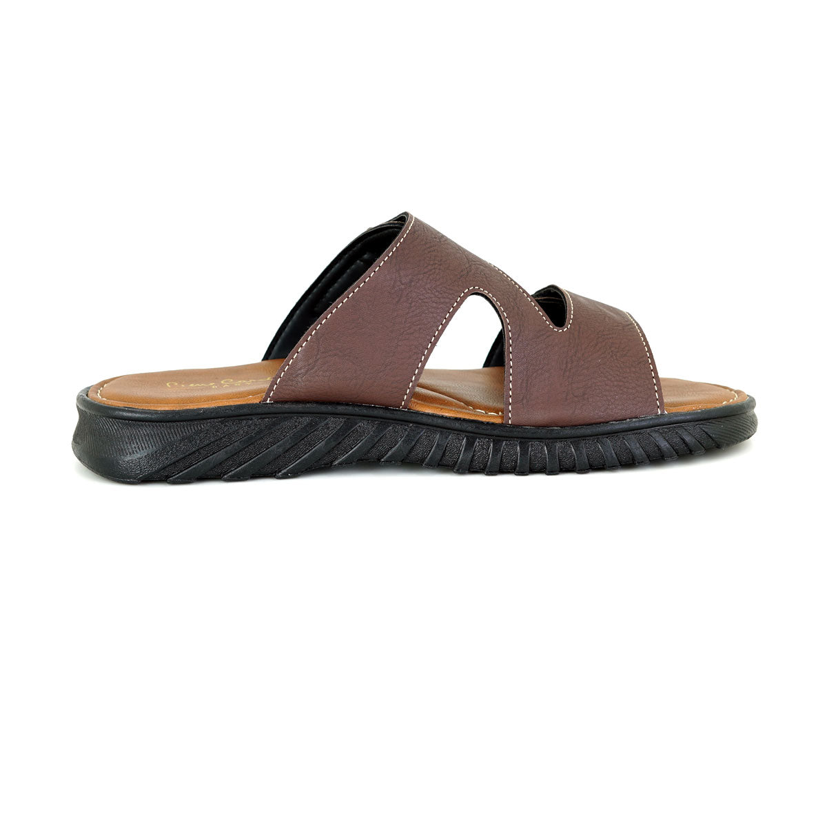 Pierre Cardin รองเท้าแตะผู้ชาย นุ่มสบาย ผลิตจากหนังสังเคราะห์ สีดำ รุ่น 83RS166