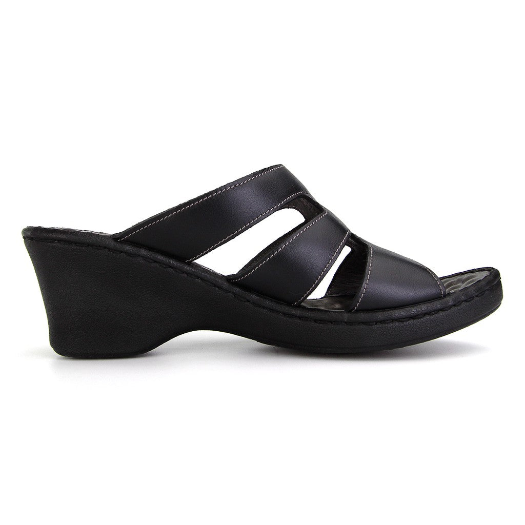 Pierre Cardin ဖိနပ်အမျိုးသမီး รองเท้าแตะ เบาสบาย ผลิตจากหนังแท้ รุ่น 23WS694