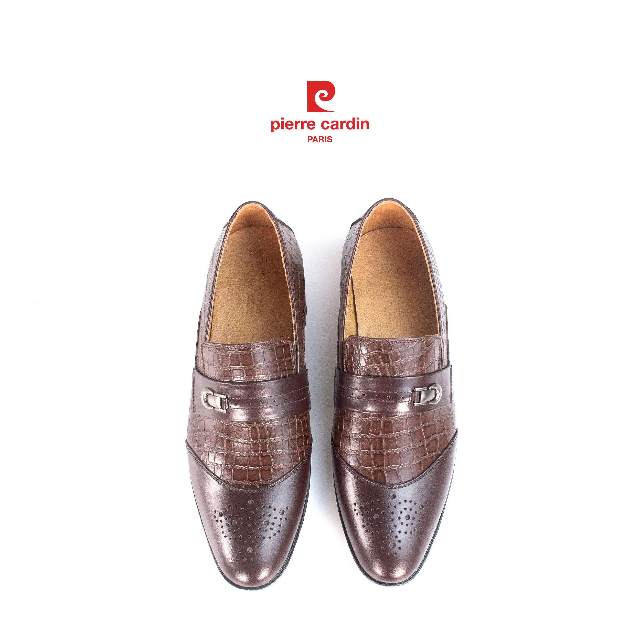 รองเท้าโลฟเฟอร์หัวเข็มขัด Pierre Cardin - PCMFWLG 725