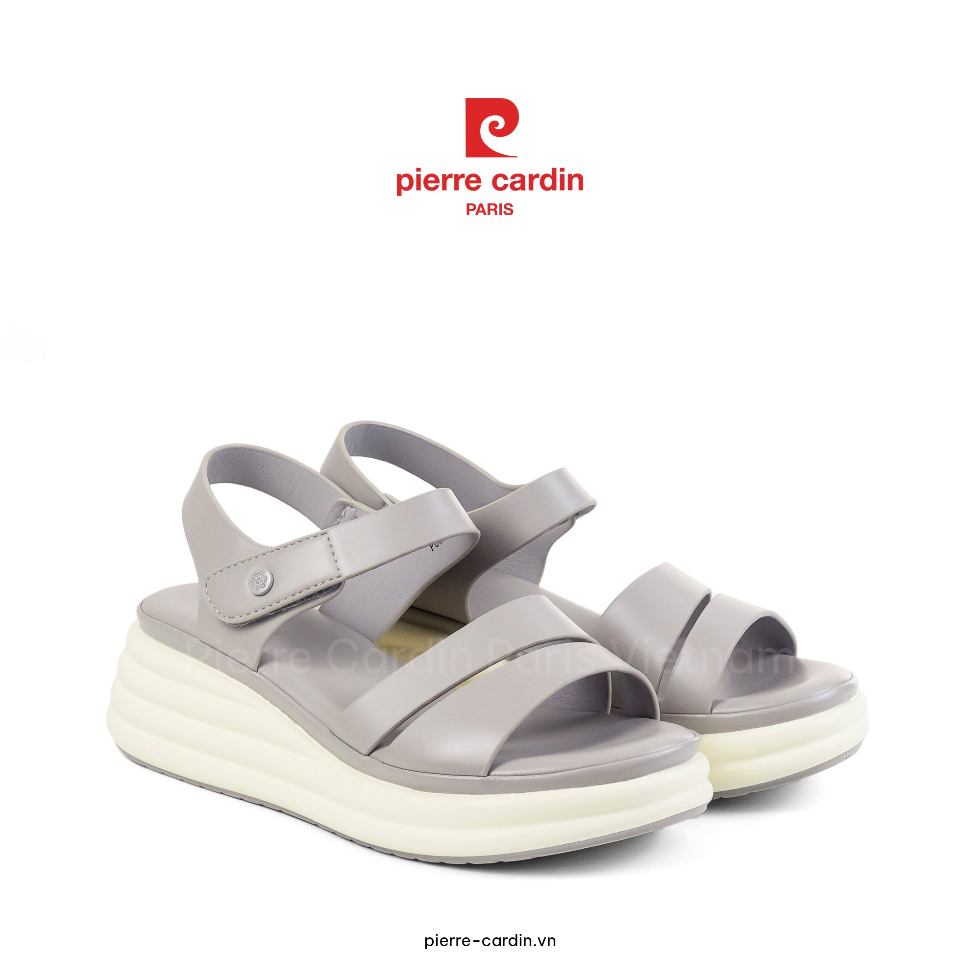 รองเท้าแตะส้นสูง Comfort Pierre Cardin - PCWFWSH 256 (+5cm)