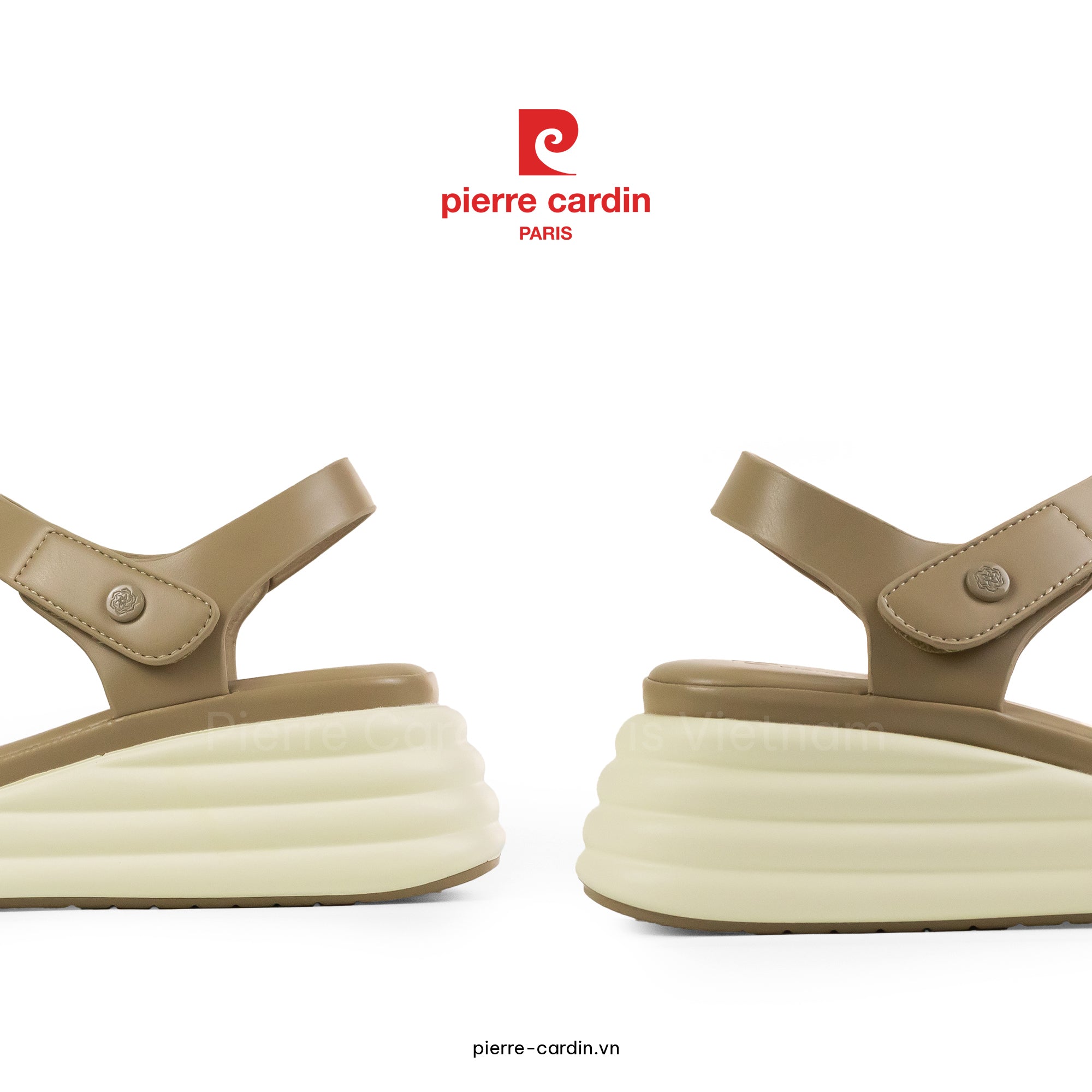 รองเท้าแตะส้นสูง Comfort Pierre Cardin - PCWFWSH 256 (+5cm)
