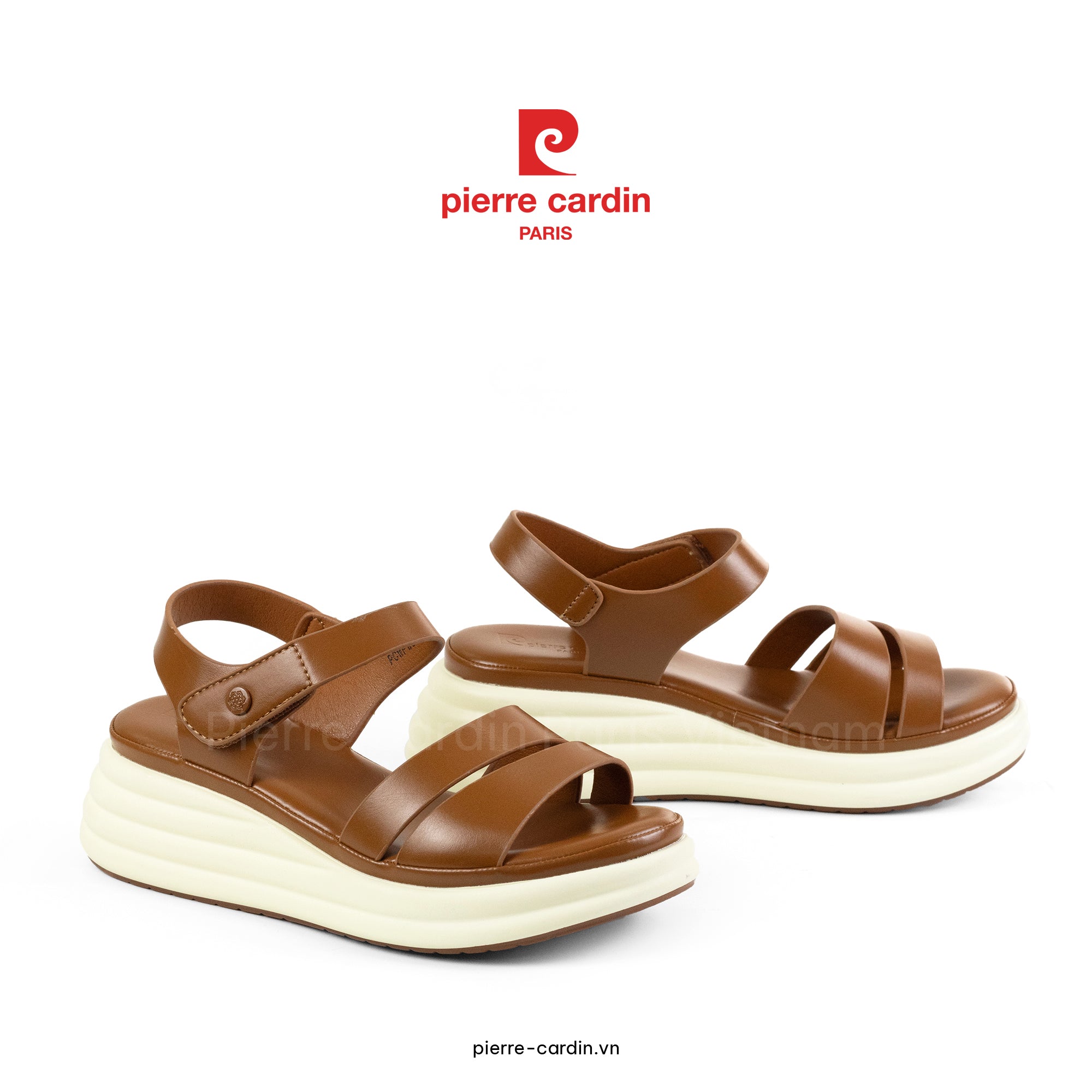 รองเท้าแตะส้นสูง Comfort Pierre Cardin - PCWFWSH 256 (+5cm)
