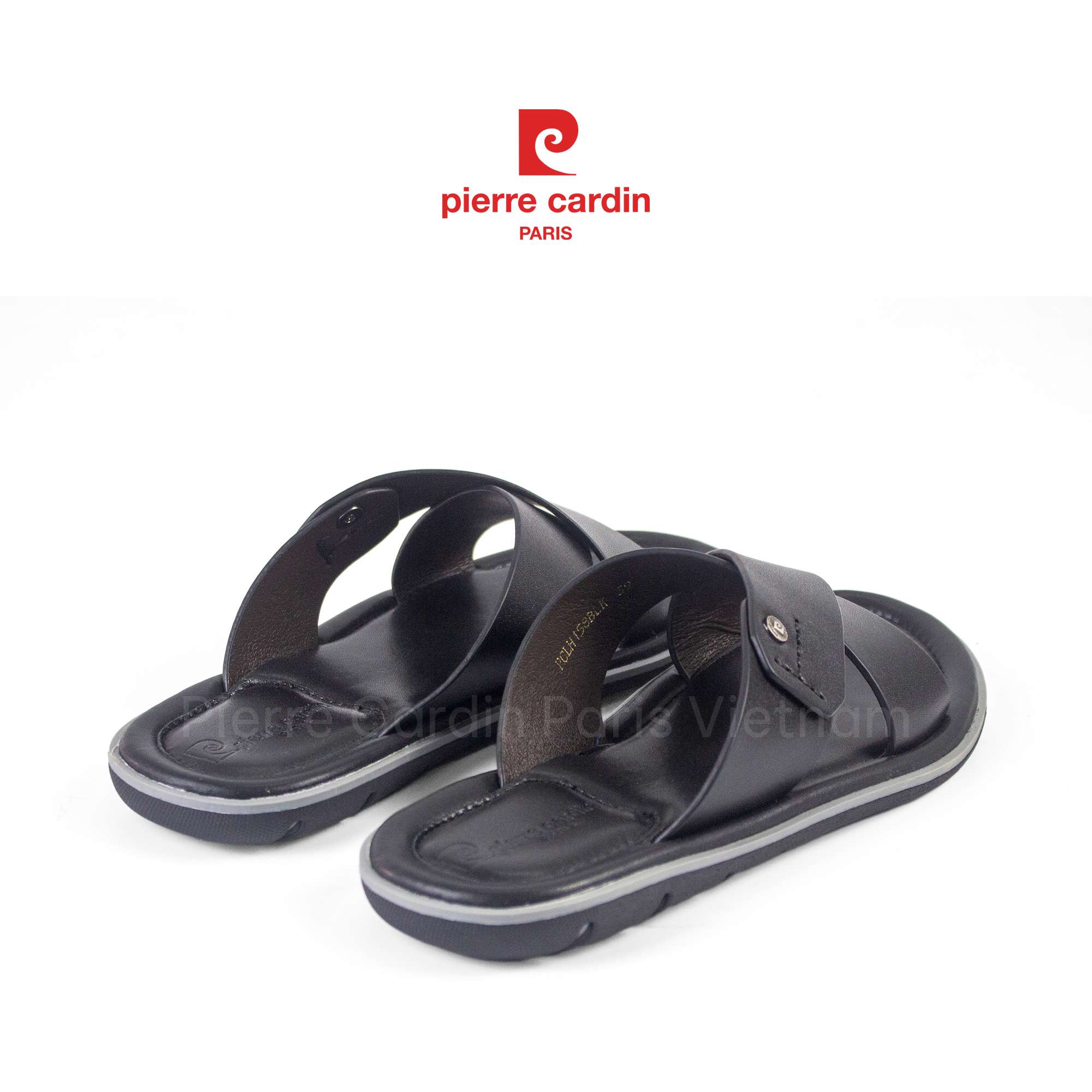 รองเท้าแตะหนังแท้แบรนด์เนม Pierre Cardin - PCMFWLH 158