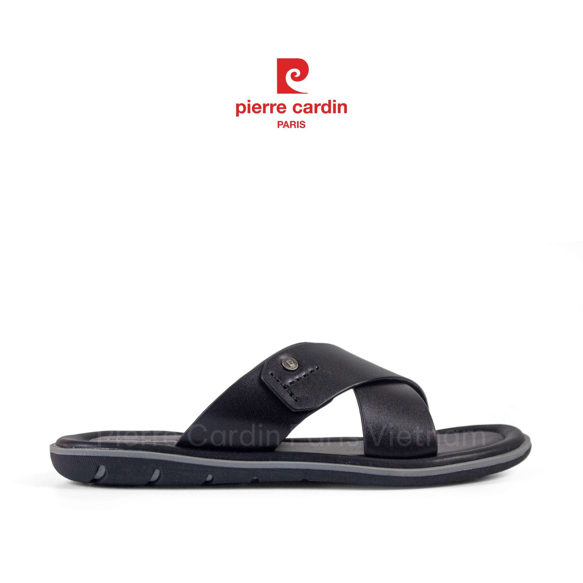 รองเท้าแตะหนังแท้แบรนด์เนม Pierre Cardin - PCMFWLH 158