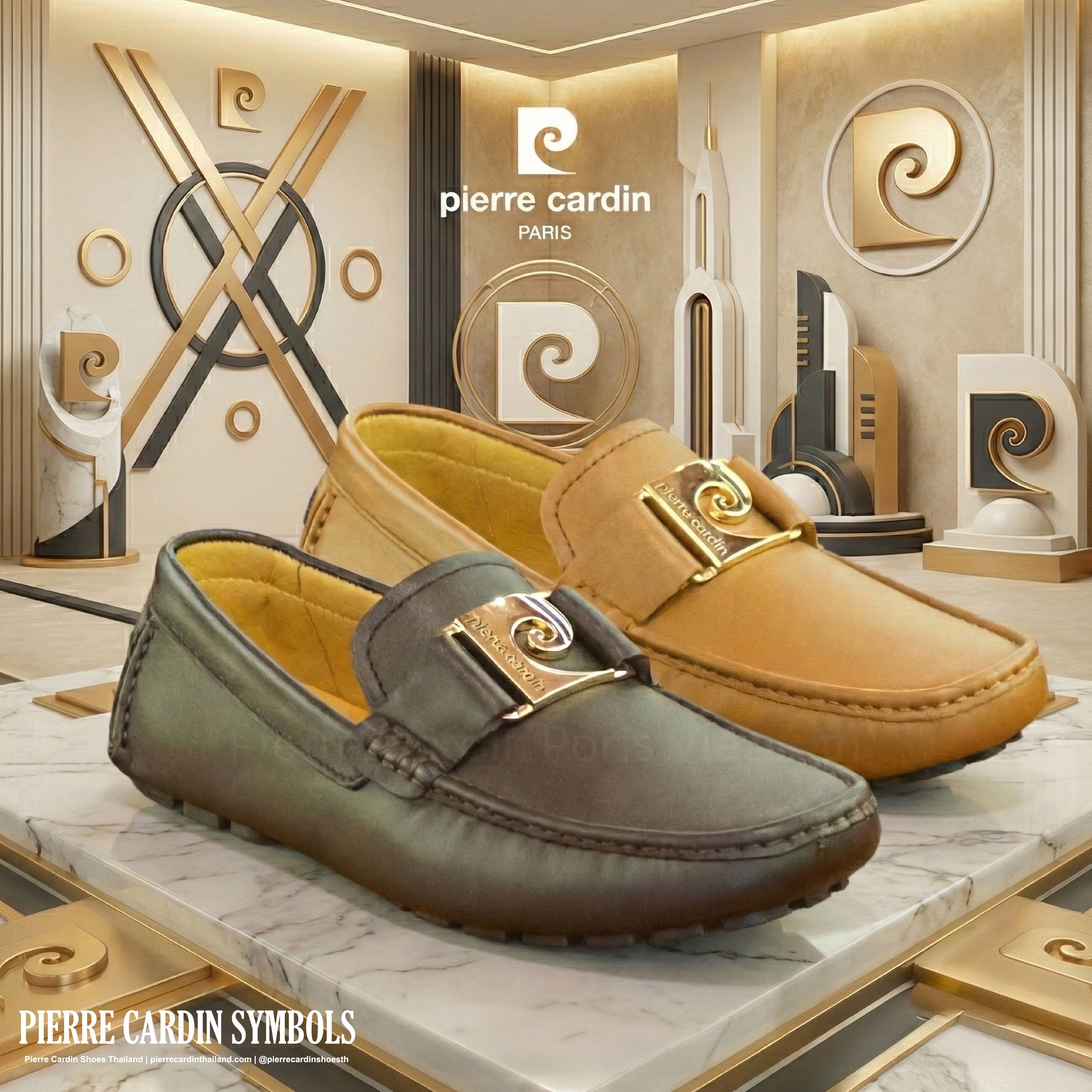 Pierre Cardin Heritage Fashion Moccasins Shoes - PCMFWL 526