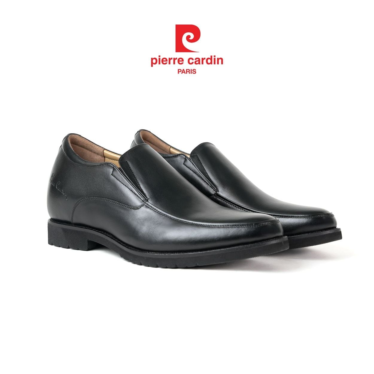 Pierre Cardin Plain Toe Loafer Shoes 373 (+7 ซม.)