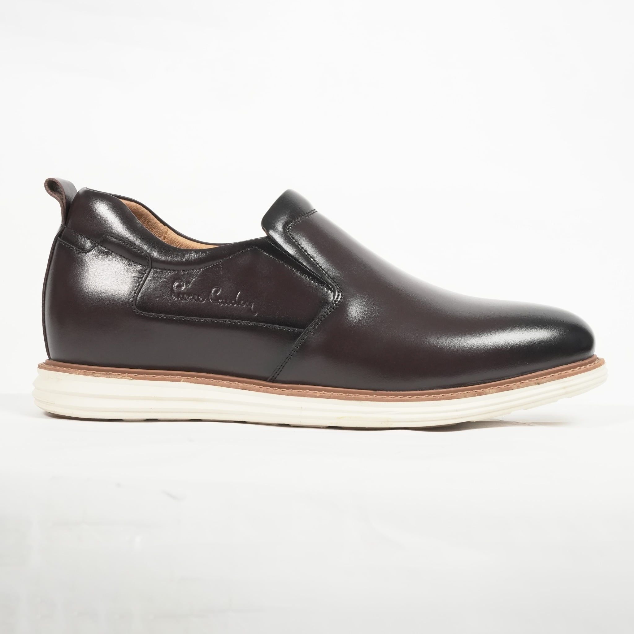 Pierre Cardin Plain Toe Loafer Shoes 376 (+6 ซม.)