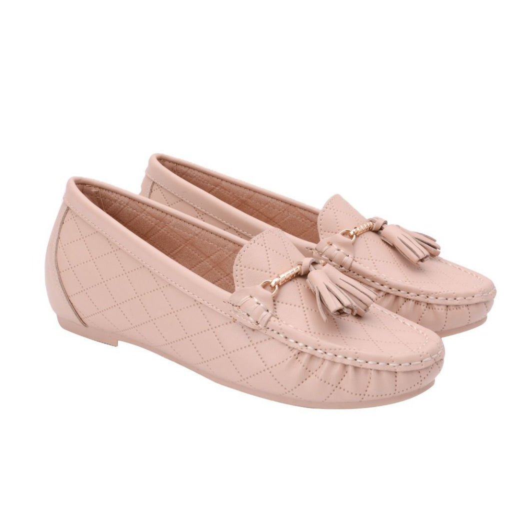 รองเท้าบัลเล่ต์ผู้หญิง Pierre Cardin ส้นสูง 4 ซม. ลายหัวเข็มขัดแฟชั่น เบาและไม่ทำให้เจ็บเท้า รุ่น 255