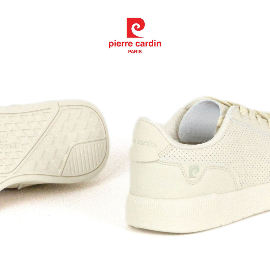 รองเท้าผู้ชาย Pierre Cardin ทำจากวัสดุน้ำหนักเบา ดีไซน์ทันสมัย มีรูระบายอากาศ พื้นยาง 909