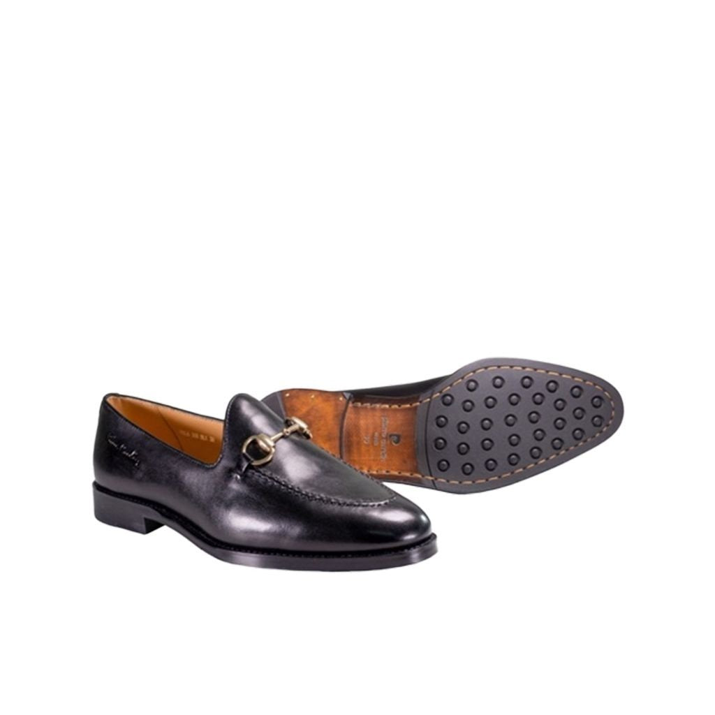 รองเท้าหนังผู้ชาย Pierre Cardin Loafer หนังวัวแท้พรีเมียม เย็บ McKay หรูหรา รุ่น 358