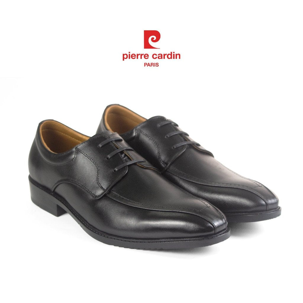 รองเท้าหนังผูกเชือกผู้ชาย Pierre Cardin หนังวัวแท้ พื้นยางพรีเมียม รุ่น 791