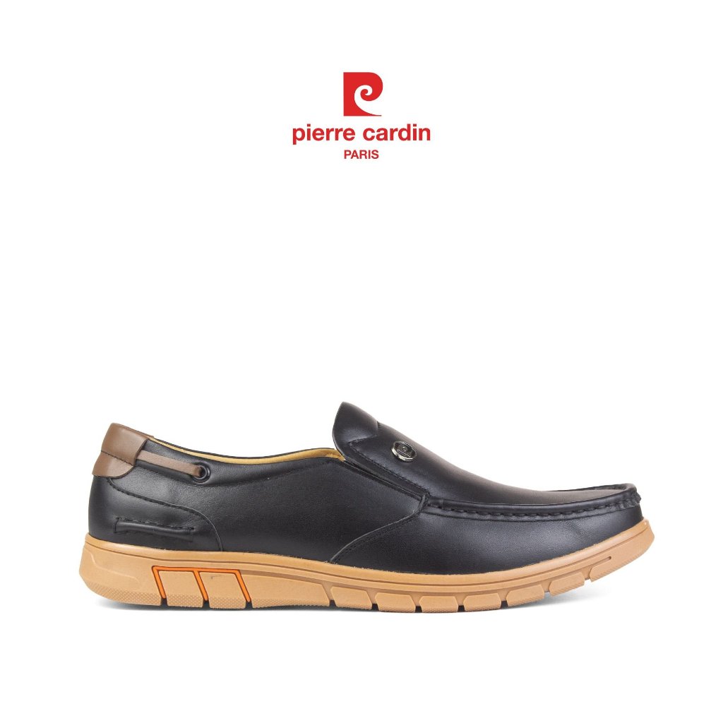 รองเท้าหนังสลิปออนผู้ชาย Pierre Cardin หนังวัวแท้ พื้นยางดีไซน์ทูโทนทันสมัย ดีไซน์แฟชั่น สปอร์ต รุ่น 773