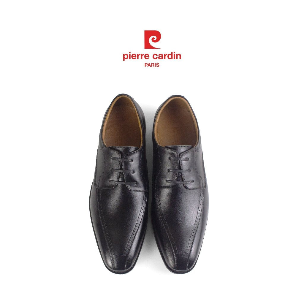 รองเท้าหนังผูกเชือกผู้ชาย Pierre Cardin หนังวัวแท้ พื้นยางพรีเมียม รุ่น 791