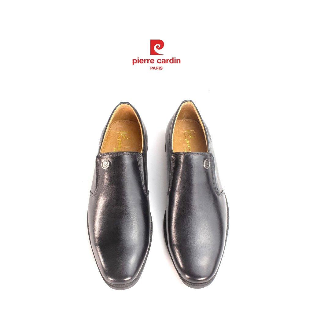 รองเท้าหนังผู้ชาย Pierre Cardin ฝรั่งเศส แบบ Loafer หนังวัวแท้ Nappa พื้นยางกันลื่น รุ่น 767