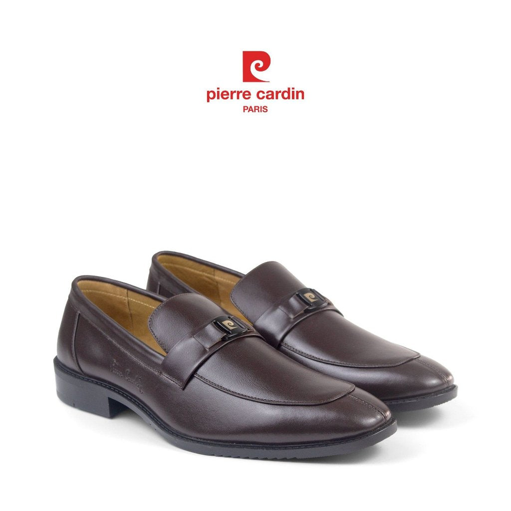 รองเท้าหนัง Loafer ผู้ชาย Pierre Cardin ดีไซน์โลโก้แฟชั่น หนังนุ่ม พื้นยางหล่อ รุ่น 782