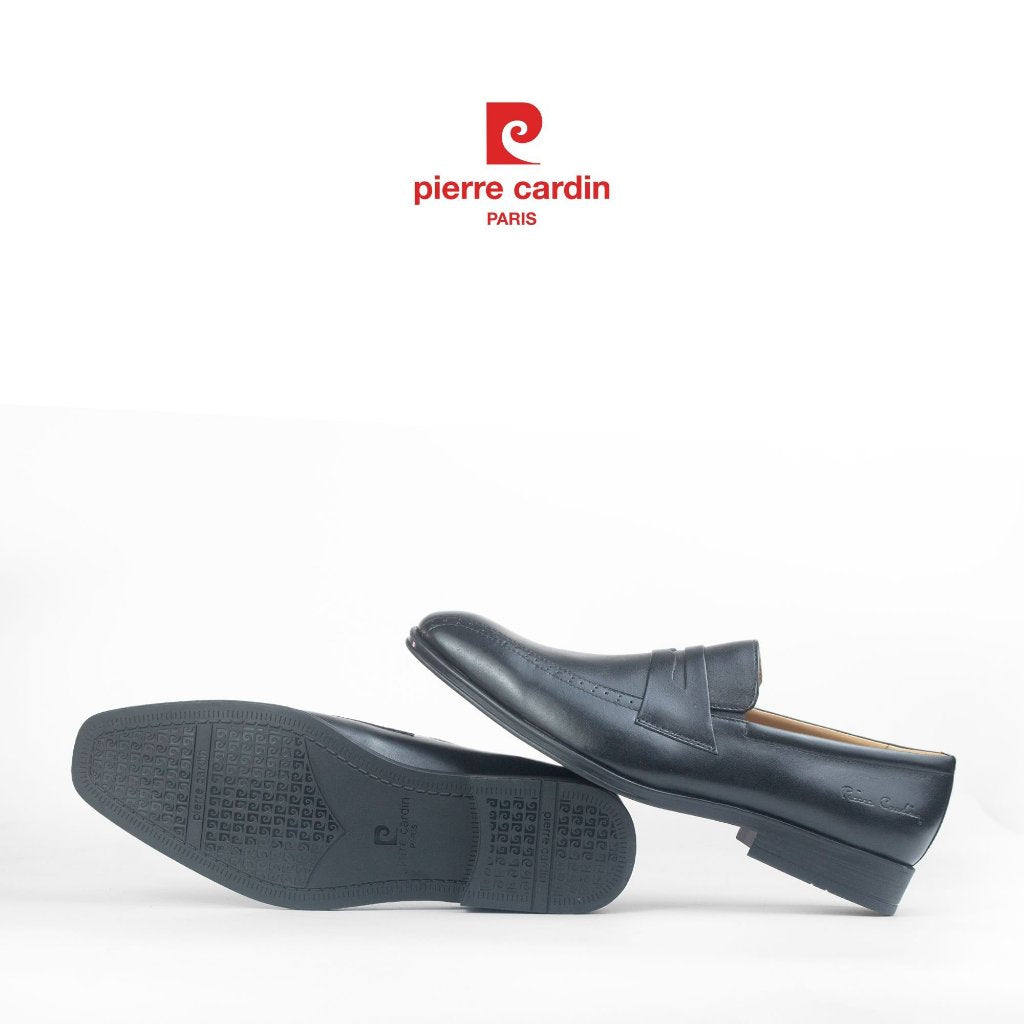 รองเท้าหนัง Loafer ผู้ชาย Pierre Cardin ฝรั่งเศส หนังวัวแท้ ดีไซน์หรูหรา ระบายอากาศได้ดี รุ่น 772