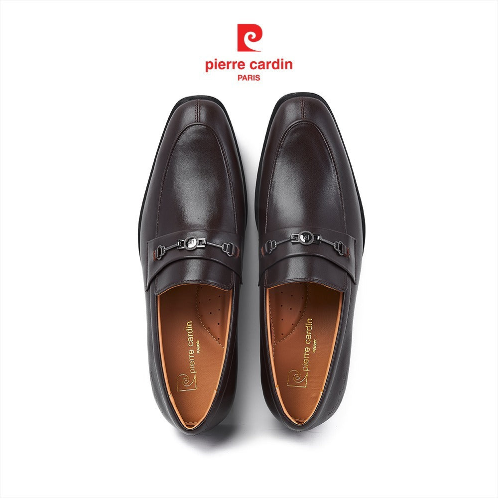 รองเท้าหนังผู้ชาย Pierre Cardin รุ่น Loafer หนังวัวแท้ ตัวล็อคแฟชั่นหรูหรา 794