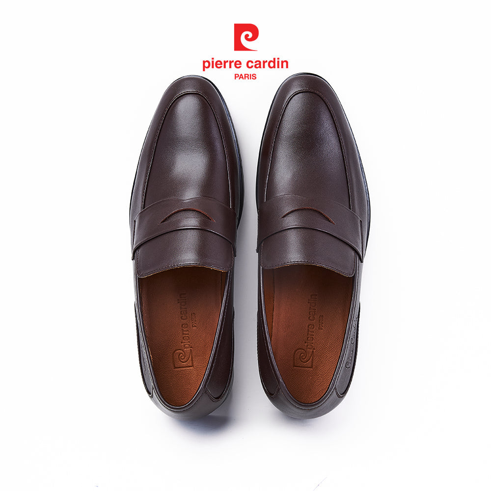 รองเท้าหนังผู้ชาย Pierre Cardin รุ่น Loafer หนังวัวแท้พรีเมียม พื้นยางกันลื่น 796