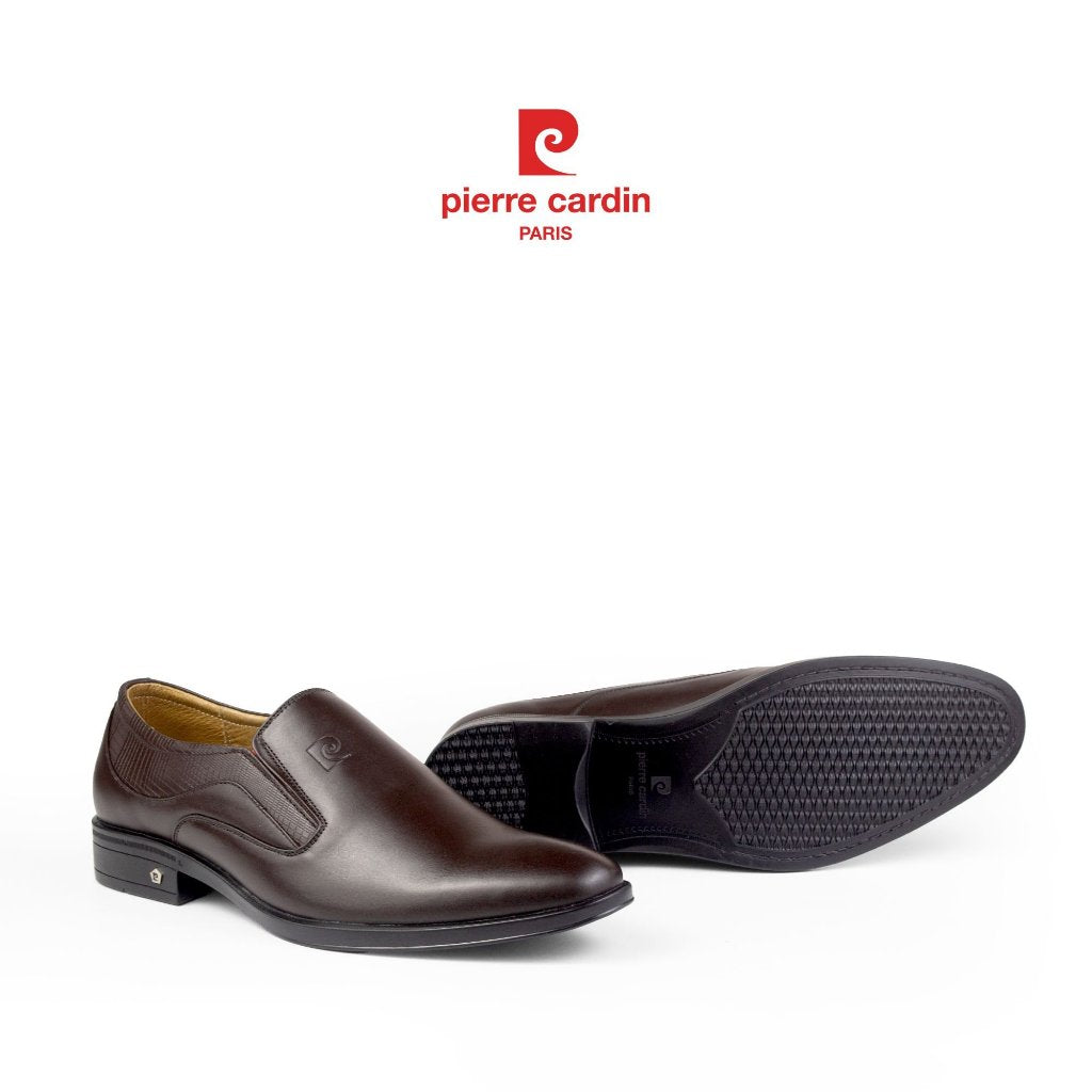 รองเท้าหนังผู้ชาย Pierre Cardin ฝรั่งเศส หนังวัวแท้ พื้นยางพรีเมียม ระบายอากาศได้ดี รุ่น 784