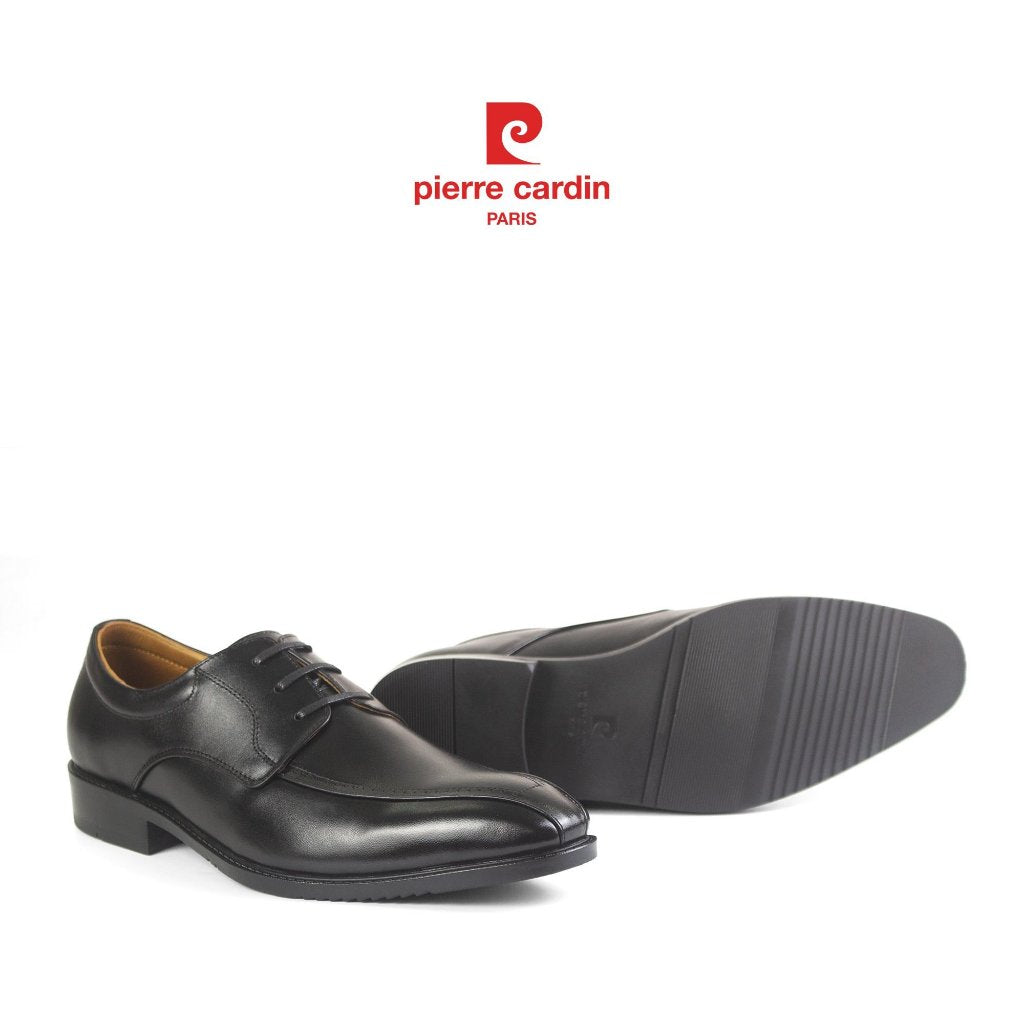 รองเท้าหนังผูกเชือกผู้ชาย Pierre Cardin หนังวัวแท้ พื้นยางพรีเมียม รุ่น 791