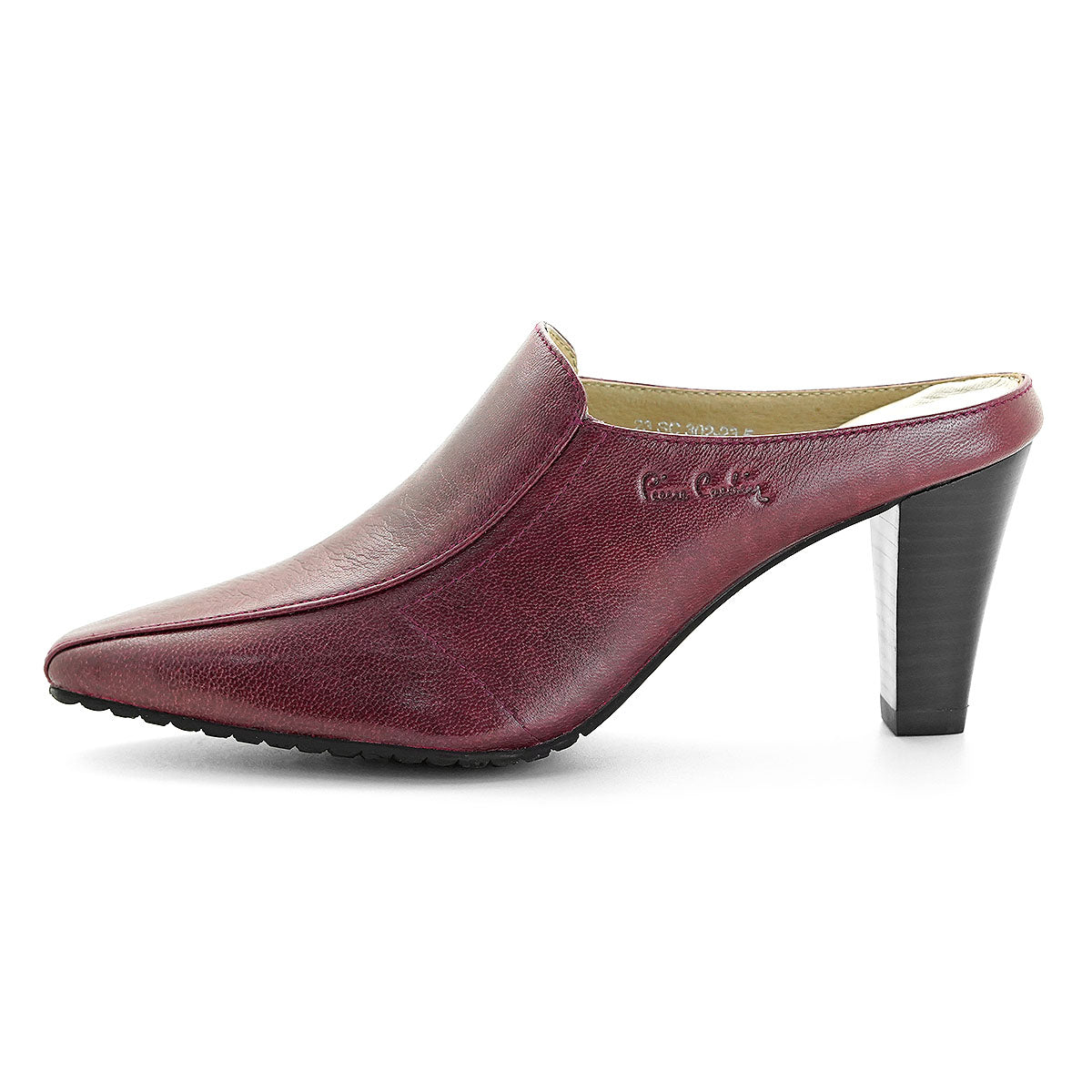 Pierre Cardin မူဆယ် အနီရောင် ဒေါက်မြင့်ဖိနပ် မော်ဒယ် 23SC302