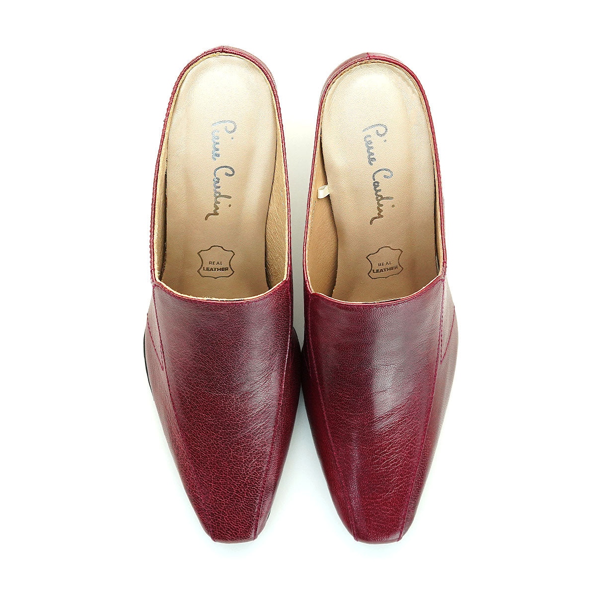 Pierre Cardin မူဆယ် အနီရောင် ဒေါက်မြင့်ဖိနပ် မော်ဒယ် 23SC302