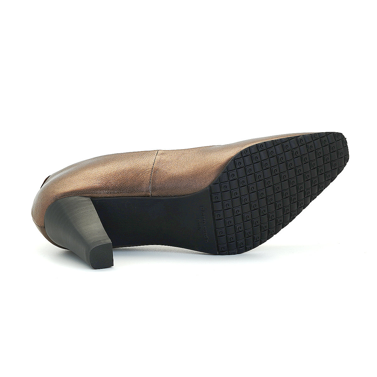 Pierre Cardin အမျိုးသမီး ဒေါက်မြင့်ဖိနပ် Pumps၊ နူးညံ့ပြီး သက်တောင့်သက်သာရှိသော၊ စစ်မှန်သောသားရေ၊ ကြေးရွှေရောင်၊ အရွယ်အစား 23WD314