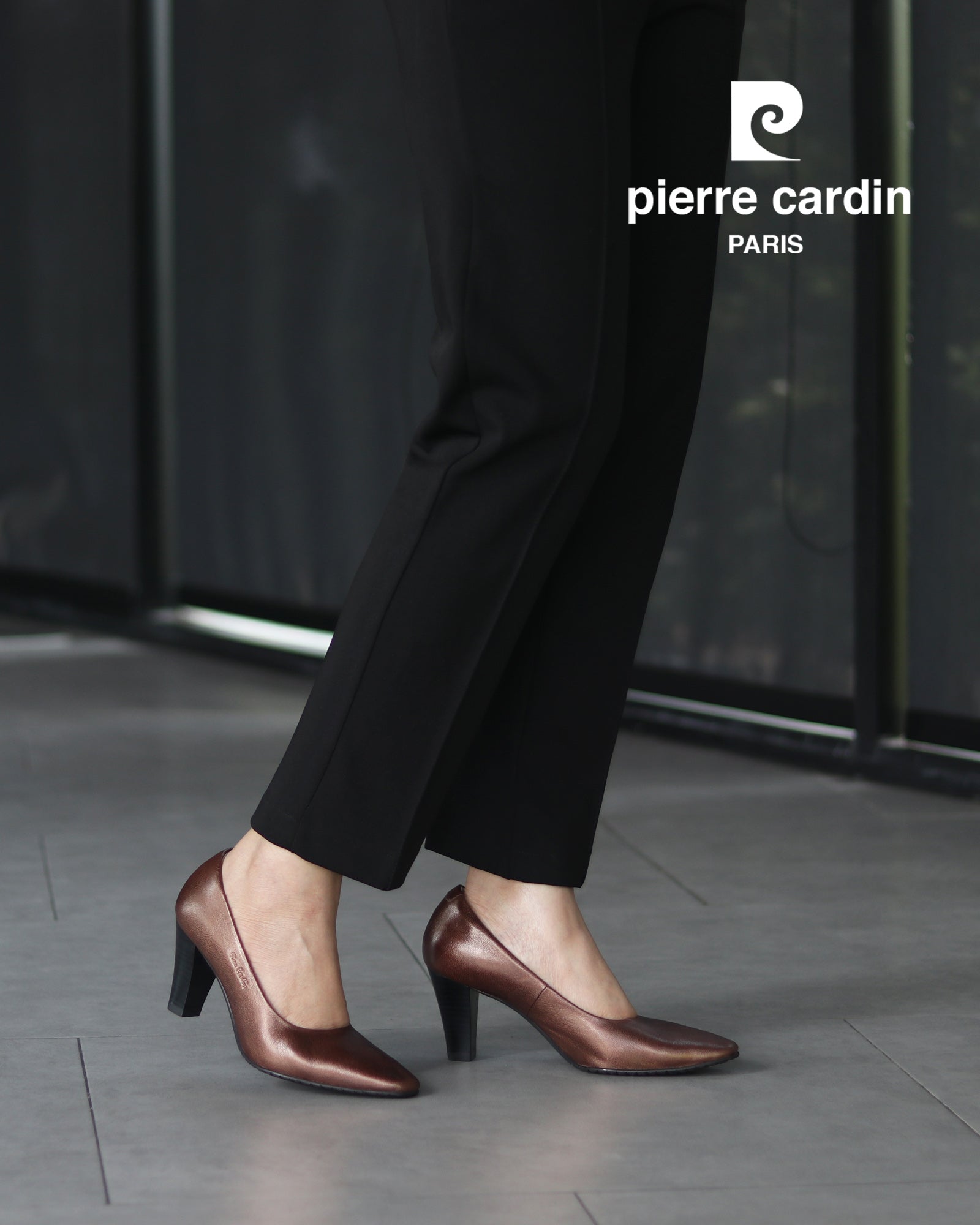 Pierre Cardin Lady Working Block-heel Shoes - 23WD314