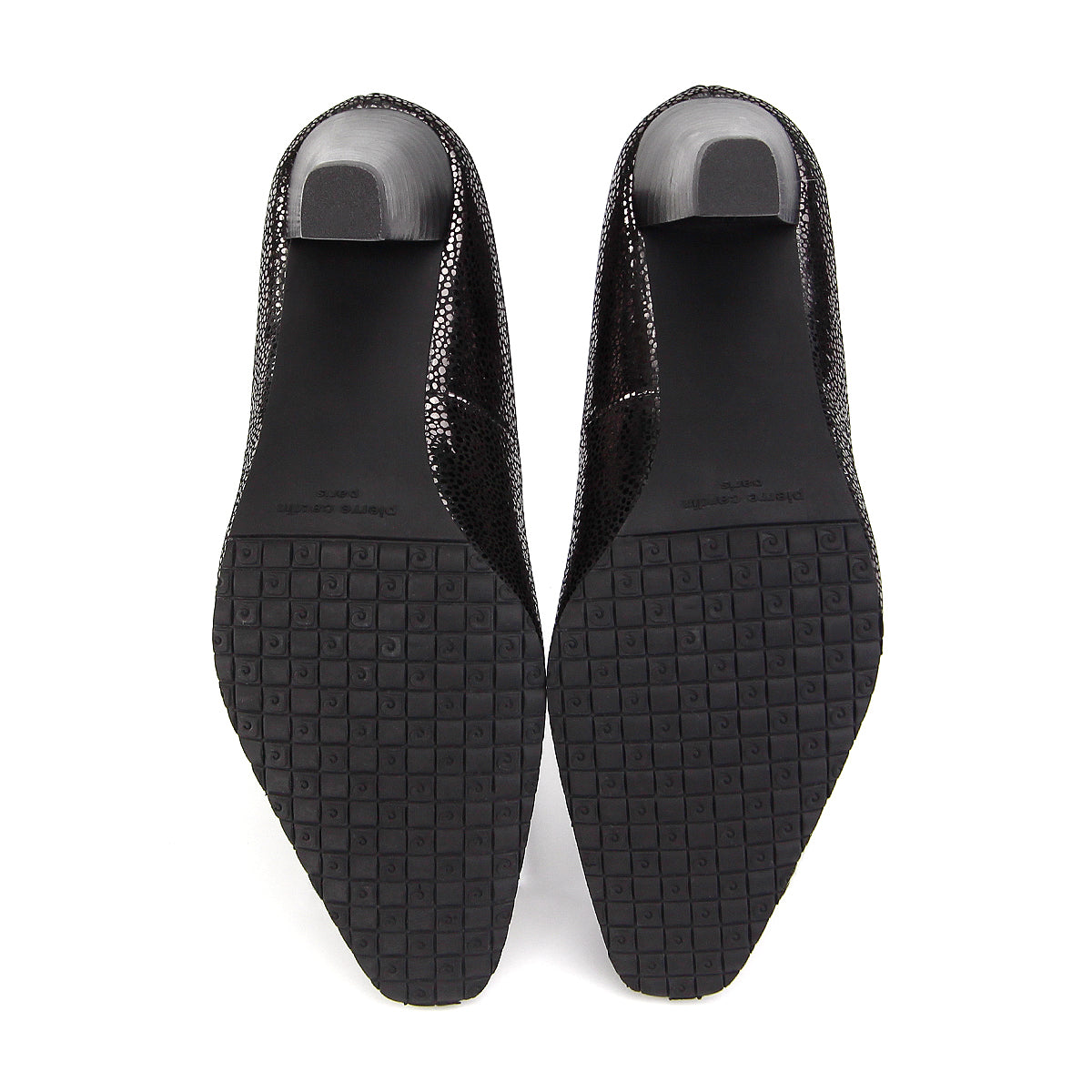 Pierre Cardin รองเท้าผู้หญิง รองเท้าส้นสูง รองเท้าส้นสูงทรง Pump นุ่มสบาย ผลิตจากหนังแท้ สีบรอนซ์ทอง ไซส์ 23WD314