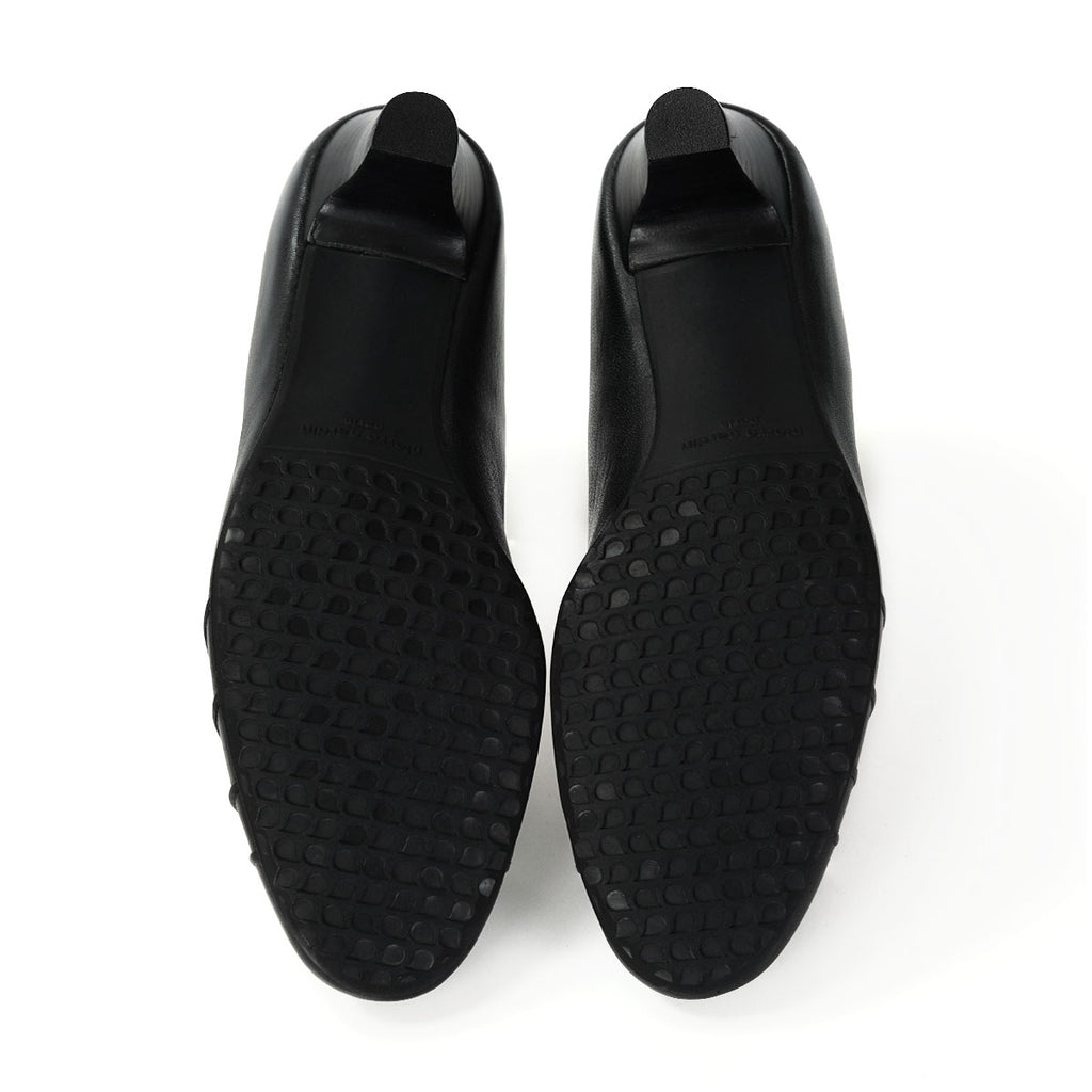 Pierre Cardin Mid-Heel Pumps၊ သက်တောင့်သက်သာရှိပြီး နူးညံ့သော သားရေစစ်စစ်၊ ကြေး-ရွှေရောင်၊ အရွယ်အစား | ဒေါက်မြင့်ဖိနပ် - 23WD327