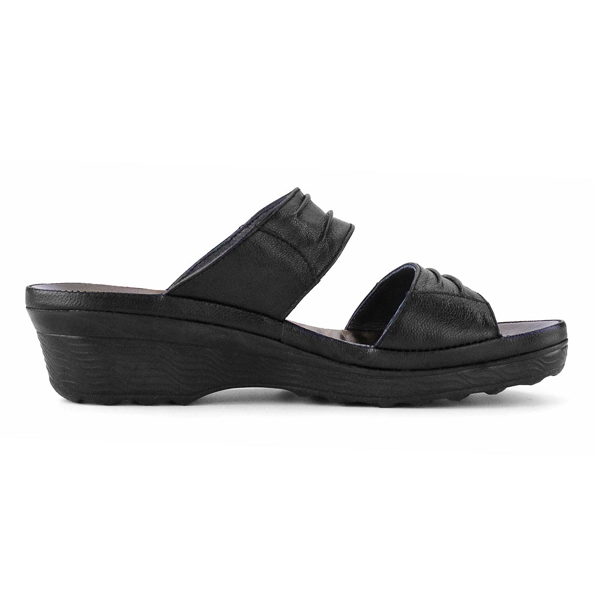 Pierre Cardin Women's Leather Wedge Sandals – Elegant Style & Supreme Comfort 24SS341