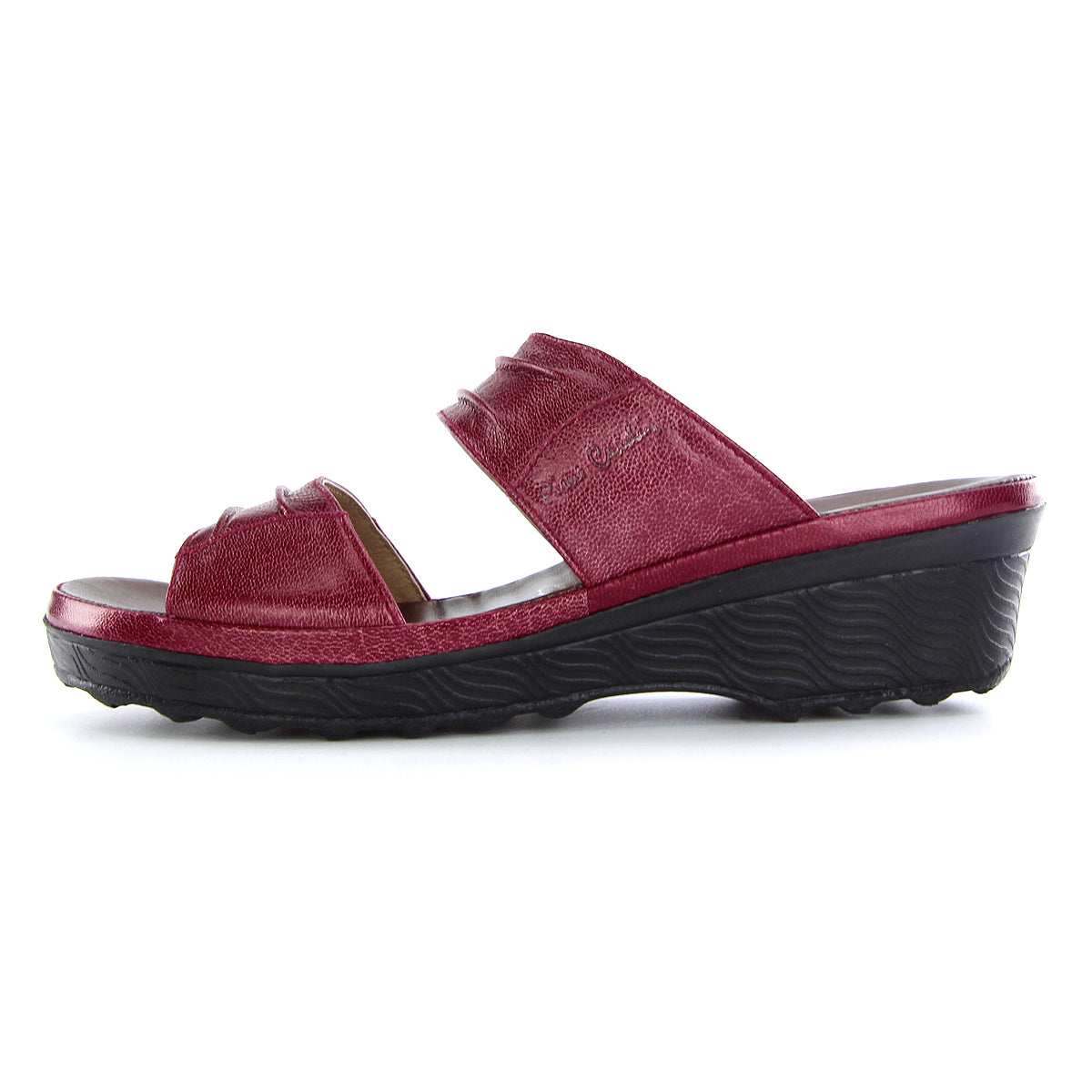 Pierre Cardin Women's Leather Wedge Sandals – Elegant Style & Supreme Comfort 24SS341