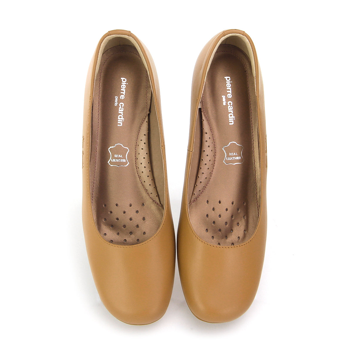 Pierre Cardin ဖိနပ်ผู้หญิง คัทชู สบาย ผลิตจากหนังแท้ รุ่น 25SD380 