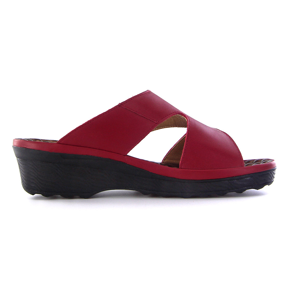 Pierre Cardin รองเท้าแตะผู้หญิง หนังแท้ นุ่มสบาย ทรงสวม/มีหู สีขาว รุ่น 26SS409